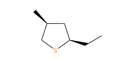 cis-2-Ethyl-4-methyl-thiacyclopentane
