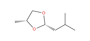cis-2-Isobutyl-4-methyl-1,3-dioxolane