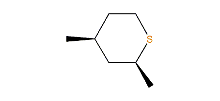 cis-2,4-Dimethylthiane