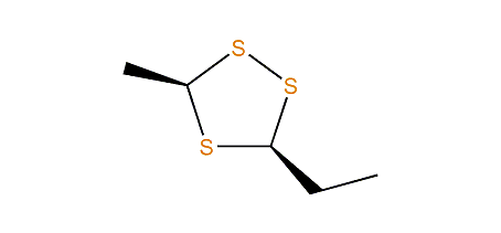 cis-3-Ethyl-5-methyl-1,2,4-trithiolane