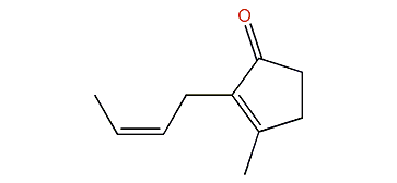 2-((Z)-But-2-enyl)-3-methylcyclopenten-2-one