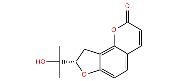 8-(1-Hydroxy-1-methylethyl)-8,9-dihydro-2H-furo[2,3-H]chromen-2-one