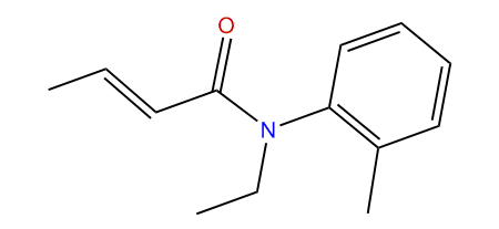 (E)-N-Ethyl-N-(2-methylphenyl)-2-butenamide