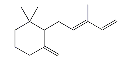 Cyclofarnesa-5(14),8,10-triene