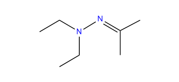 Diethylhydrazone propan-2-one