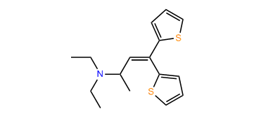 N,N-Diethyl-4,4-di(2-thienyl)-3-buten-2-amine