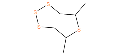 Dimethyl-1,2,3,6-tetrathiacyclooctane