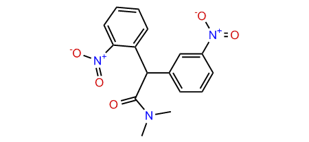 N,N-Dimethyl-2-(2-nitrophenyl)-2-(3-nitrophenyl)-acetamide