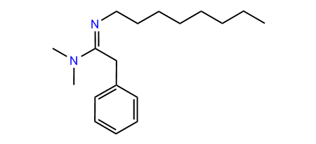 N,N-Dimethyl-2-phenyl-N-octylacetamidine
