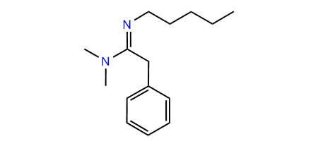 N,N-Dimethyl-2-phenyl-N-pentylacetamidine