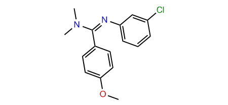 N,N-Dimethyl-N-(3-chlorophenyl)-p-methoxybenzamidine