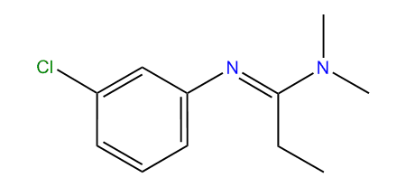 N,N-Dimethyl-N-(3-chlorophenyl)-propionamidine