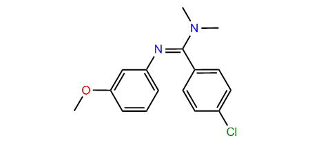 N,N-Dimethyl-N-(3-methoxyphenyl)-p-chlorobenzamidine
