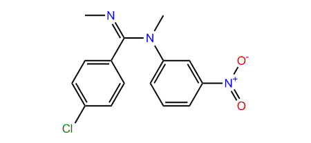 N,N-Dimethyl-N-(3-nitrophenyl)-p-chlorobenzamidine