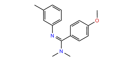 N,N-Dimethyl-N-(3-methylphenyl)-p-methoxybenzamidine