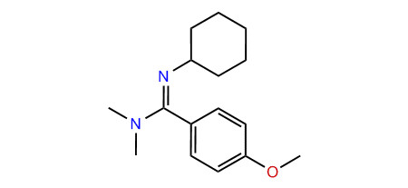 N,N-Dimethyl-N-cyclohexyl-p-methoxybenzamidine