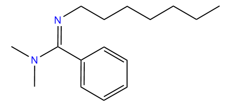 N,N-Dimethyl-N-heptyl-benzamidine