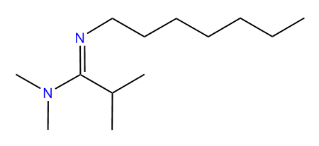 N,N-Dimethyl-N-heptyl-isobutyramidine