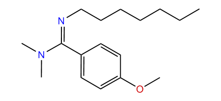 N,N-Dimethyl-N-heptyl-p-methoxybenzamidine