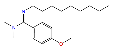 N,N-Dimethyl-N-nonyl-p-methoxybenzamidine
