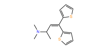 N,N-Dimethyl-4,4-di(2-thienyl)-3-buten-2-amine
