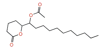 6-[1-(Acetyloxy)-undecyl]tetrahydro-2H-pyran-2-one