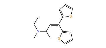 N-Ethyl-N,1-dimethyl-3,3-di-2-thienylallylamine