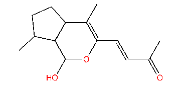 (E)-1-Methyl-2-formyl-3-(1-methylhex-3-ene-2,5-dione)-cyclopentane