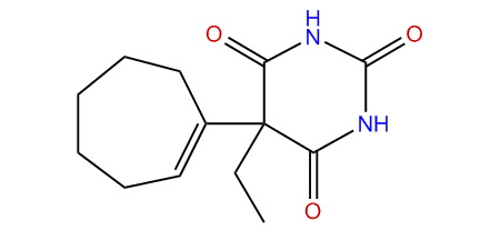 5-(Cyclohepten-1-yl)-5-ethylbarbituric acid