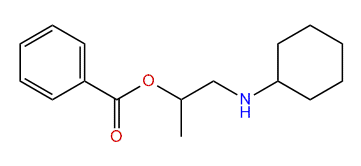 2-(Cyclohexylamino)-1-methylethyl benzoate