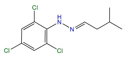Butanal 3-methyl-2,4,6-trichlorophenylhydrazone
