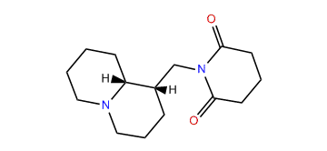 (1R)-1-(Octahydro-2H-quinolizin-1-yl methyl)-piperidine-2,6-dione