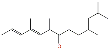(E,E)-4,6,10,12-Tetramethyl-2,4-tridecadien-7-one