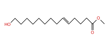 Methyl 14-hydroxy-5-tetradecenoate