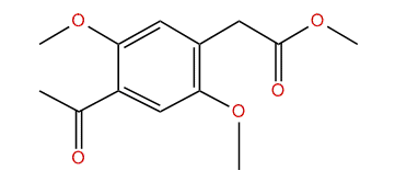 Methyl 2-(4-acetyl-2,5-dimethoxyphenyl)-acetate