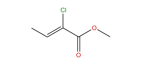 Methyl 2-chlorobutenoate
