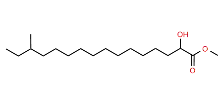 Methyl 2-hydroxy-14-methylhexadecanoate