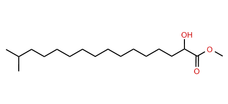 Methyl 2-hydroxy-15-methylhexadecanoate