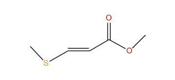 Methyl (E)-3-(methylsulfanyl)-2-propenoate