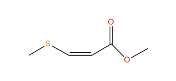 Methyl 3-(methylthio)-(Z)-2-propenoate