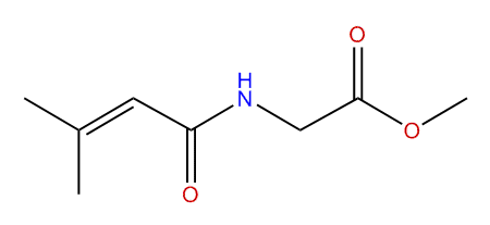 Methyl [(3-methyl-2-butenoyl)-amino]acetate