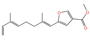 Methyl (E,E)-5-(2,6-Dimethyl-1,5,7-octatrienyl)-furan-3-carboxylate