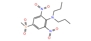 4-(Methylsulfonyl)-2,6-dinitro-N,N-dipropylaniline
