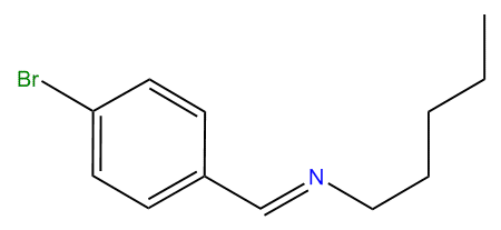 p-Bromobenzylidene-pentyl-amine