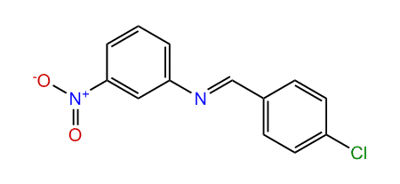 p-Chlorobenzylidene-(3-nitrophenyl)-amine