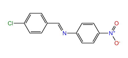 p-Chlorobenzylidene-(4-nitrophenyl)-amine