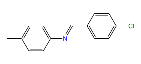 p-Chlorobenzylidene-(4-methylphenyl)-amine