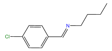 p-Chlorobenzylidene-butyl-amine