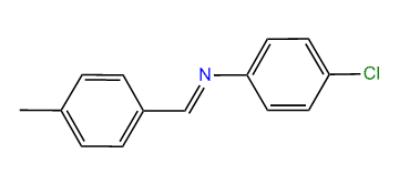 p-Methylbenzylidene-(4-chlorophenyl)-amine