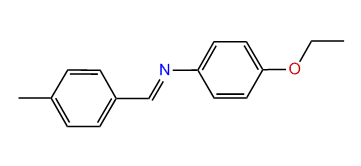 p-Methylbenzylidene-(4-ethoxyphenyl)-amine